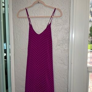 Old Navy Pink Polka Dot Slip Dress (NWT)